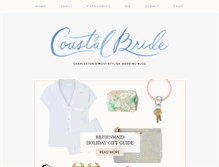Tablet Screenshot of acoastalbride.com